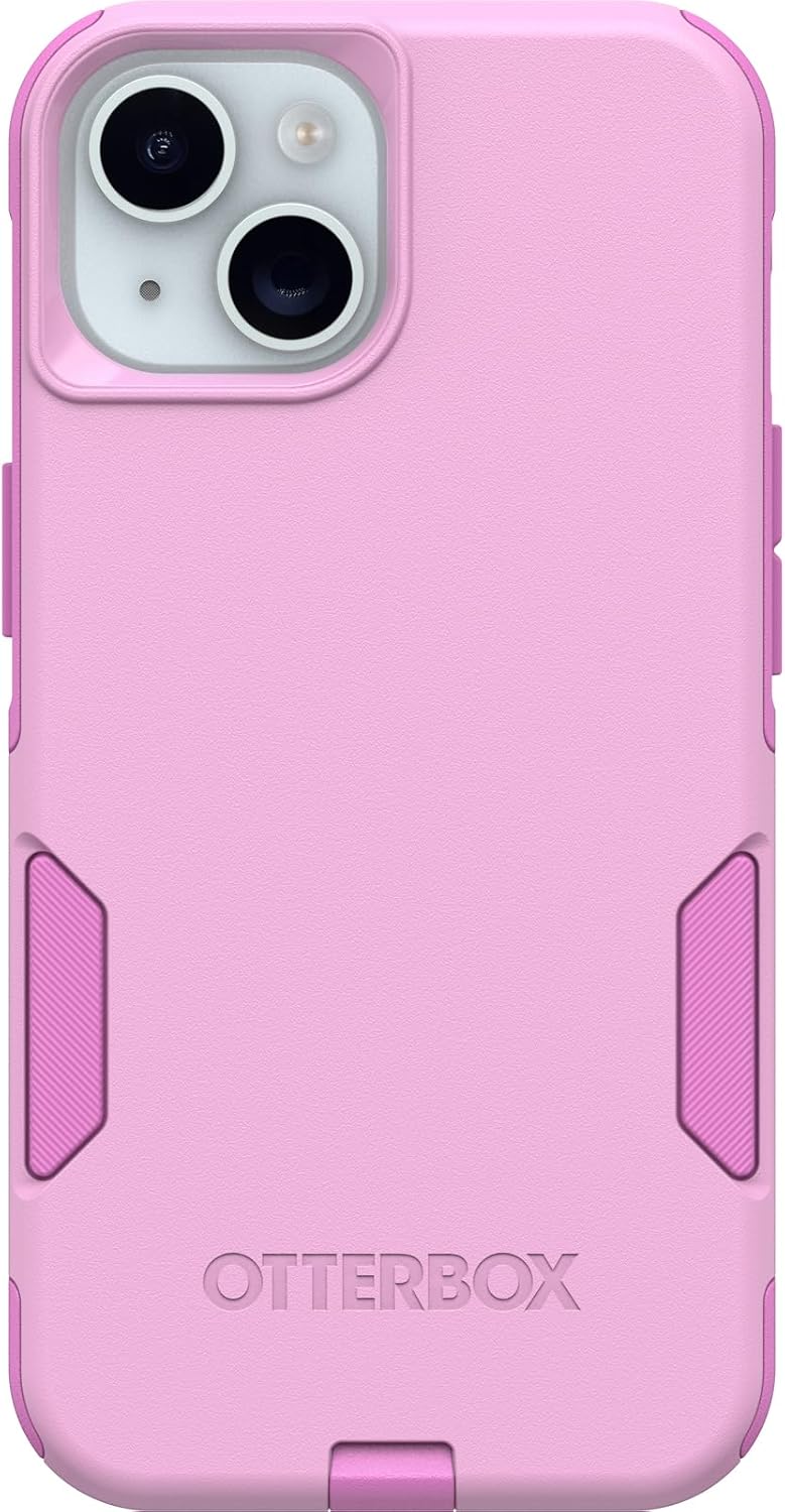 OtterBox , & 13 Commuter Series Case - Run Wildflower (Pink), Slim & Tough, Pocket-Friendly, with Port Protection