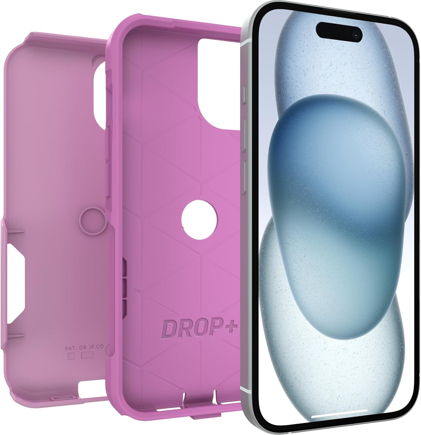 OtterBox , & 13 Commuter Series Case - Run Wildflower (Pink), Slim & Tough, Pocket-Friendly, with Port Protection - Image 4